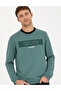 Green Regular Fit Crew Neck Sweatshirt 50279532-Vr054 - 3