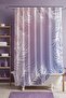 Bathroom Curtain, Dust Pink Imaginary Leaves Patterned Shower Curtain, Bathtub Curtain 175X200Cm