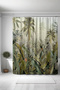 Bathroom Curtain, Green Palm Forest Pattern Shower Curtain, Bathtub Curtain 175X200Cm - 2