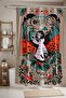 Bathroom Curtain, Girl in the Forest Patterned Shower Curtain, Bathtub Curtain 175X200Cm