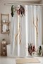 Bathroom Curtain, Bohemian Colorful Flowers Pattern Shower Curtain, Bathtub Curtain 175X200Cm - 3