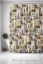 Bathroom Curtain, Country Sequins Pattern Shower Curtain, Bathtub Curtain 175X200Cm