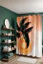 Bathroom Curtain, Palm in the Sun Pattern Shower Curtain, Bathtub Curtain 175X200Cm