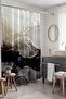 Bathroom Curtain, Grey Gold Marble Pattern Patterned Shower Curtain, Bathtub Curtain 175X200Cm - 2