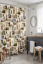 Bathroom Curtain, Country Sequins Pattern Shower Curtain, Bathtub Curtain 175X200Cm - 2