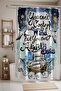 Bathroom Curtain,Ships and Seagulls Pattern Shower Curtain, Bathtub Curtain 175X200Cm