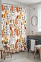 175X200Cm Abstract Minimalism Patterned Bathroom Curtain - 2