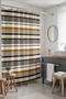 Bathroom Curtain, Colorful Ikat Pattern Patterned Shower Curtain, Bathtub Curtain 175X200Cm