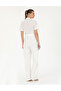 Ecru Woven Jumpsuit 50284904 -Vr019 - 4