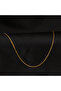 Steel Men's Necklace, Gold Color, Twist No:4 - 2