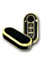 فيات دوبلو 2010 Switchblade Black Auto Key Control Container Case سلسلة مفاتيح أوتوماتيكية - 3