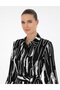 Black Linen Blend Comfort Fit Woven Dress 50289503-Vr046 - 2