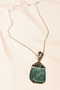 Handmade Necklace with Lapis Natural Stone Chain End: 3 cm Chain: 20 cm Boxed - 4
