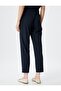 Women's Canvas Trousers 5Wak40035Pw Navy Blue - 4