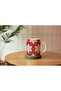 White Porcelain Christmas Themed Print Trophy - 2