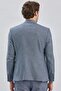 Men's Dark Navy Blue Swallow Collar Cotton Linen 6 Drop Slim Fit Classic Suit 1001240103 - 8