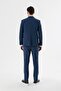 Men's Indigo Blue Mono Collar Lycra 6 Drop Slim Fit Slim Fit Suit 1001240164 - 8