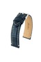 R4137W Leather Strap - Navy-White - 24mm