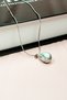 Howlite Natural Stone Chain Handmade Necklace End: 2 cm Chain: 20 cm Boxed - 4