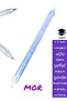 0.7 mm Versatile Tip Pen Transparent Plastic Body American Brand Writech