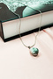 Howlite Natural Stone Chain Handmade Necklace End: 2 cm Chain: 20 cm Boxed - 5
