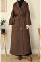 Full Length Double-Breasted Cashmere Coat - Brown - 6