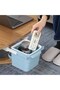 Buffer ®   Mini Table Dustbin Plastic under Counter Retractable Adhesive Invisible Baffle Practical - 6