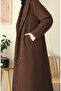 Full Length Double-Breasted Cashmere Coat - Brown - 5