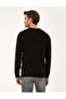 Black Slim Fit Crew Neck Basic Knitwear Sweater 50296575-Vr046 - 5