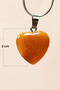 Aragonite natural stone handmade necklace with chain: 2 cm chain: 20 cm boxed - 2