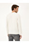 Ecru Slim Fit Crew Neck Basic Knitwear Sweater 50296575-Vr019 - 5
