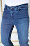 Men's Light Blue Color Regular Fit Comfortable Cut Flexible Lycra Denim Jeans Stylish Denim Trousers - 5