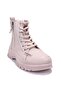 Dza07- 627586   Beige Orthopedic Daily Flat Heel Women's Boots
