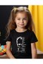 Ataturk Hitabe Printed Black Children's T-Shirt - November, October, April