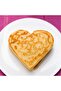 24cm 4 Compartment Aluminum Nonstick Crepe Pancake and Omelette Pan with Heart - 2
