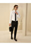 White Slim Fit Long Sleeve Classic Shirt 50275816-Vr013 - 4