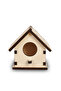 10X10X12 Model Wooden Bird House and Bird Nest - 2