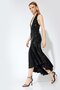 Women's Koton X Sibil Çetinkaya - Halter Neck Sleeveless Flounced Sequin Sequined Evening Dress 5Wak - 2
