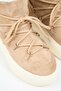 Haven Women's Genuine Leather Lace-Up Sand Boots with Fur Inside - 3