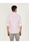 Dusty Rose Slim Fit Long Sleeve Shirt 50267994-Vr026 - 5