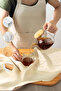 1000 ml Glass Teapot Jug with Bamboo Lid - Heat Resistant Herbal Tea Pot - 5