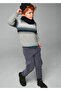 04-09 Years Boy Gray Color Cargo Pocket Velvet Trousers - 4