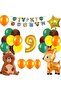 Forest Animals Concept Safari Themed 9 Years Old Birthday Party Set Decoration - 2