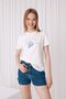 Women's Short Sleeve Fortune Printed T-Shirt - 2