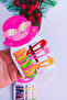 Tiny Rubber Buckle and Snap Buckle Set (25 Pieces of Rubber 3 Collars)