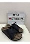 Large Size Soft Leather Orthopedic And Lightweight Sole Cross Men's Slippers - 5