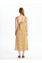 Nevavm Heart Collar Floral Dress with Difference - 4