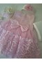 Baby Girl Mevlüt Special Day 5-Piece Baby Shower Set Lace Wedding Dress Evening Dress Baby Birth Gift - 4