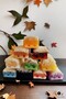 Handmade Natural Pumpkin Fiber Bath Soap, Vegan Soaps with Herbal Glycerin 3kg 30 pcs Economic Set