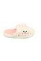 Si̇a Çanta Eva Sole Comfortline Anti-Slip Carpet Slippers with Fur, Cute Rabbit and Frog Figures, Warm and Cozy. - 4
